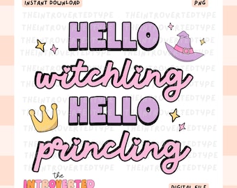 Hej häxa, hej prins || PNG, transparent bakgrund, bokmal, boklig, TOG, t-shirtöverföring, koppar, sagor, kommersiellt bruk