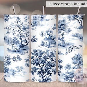 Copritavolo in tela De Jouy con fiocco blu, copritavolo sottile da 20 once, stampa digitale in PNG con sublimazione, copritavolo con fiori e fiocchi in stile cinese blu, 9