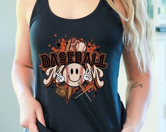 Baseball Mom Tank, Baseball Tank, Baseball Tank Top, Baseball Mom Tank Top, Baseball Tanks For Women, Mom Baseball Tanks, Baseball Shirt