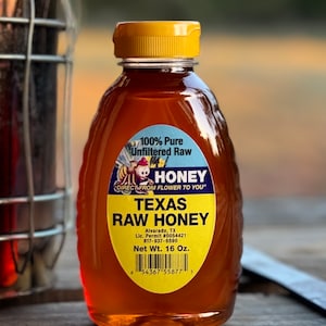16 Oz. Texas Raw Honey