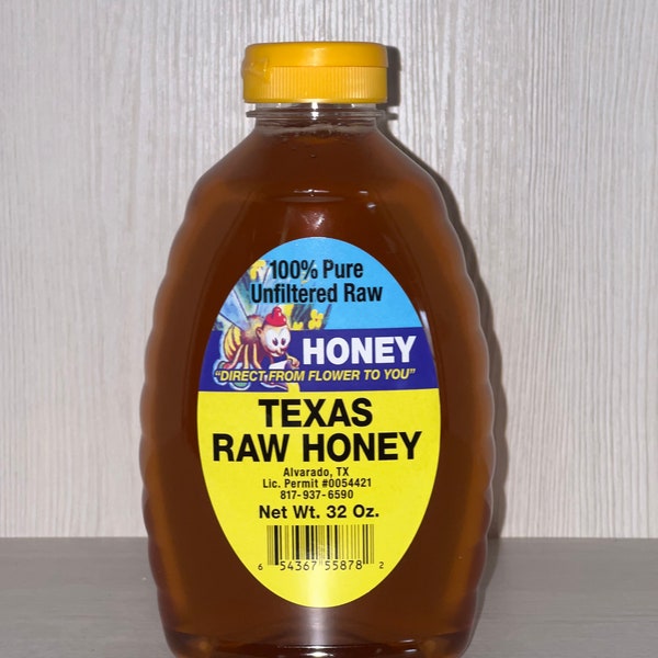 32 Oz. Texas Raw Honey