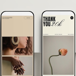 Aesthetic Instagram Story Templates for Canva - 30 Customizable Designs for Fashion Brands, Entrepreneurs, and Influencers.