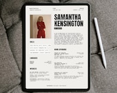 Modern Resume Template: Editable Canva CV with Photo (A4 & US Letter)
