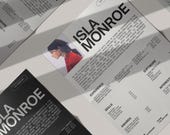 Creative Resume Template: Editable Canva CV with Photo, One Page Design (A4 & US Letter)