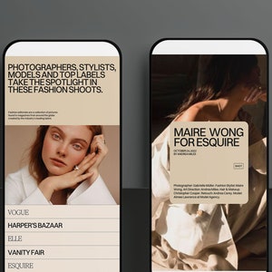 Editorial Instagram Story Templates: Modern Canva Designs (40 Editable Layouts)