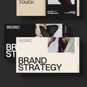 Brand Strategy Framework: Canva Presentation Template (21 Customizable Slides for Business Growth & Marketing Success)