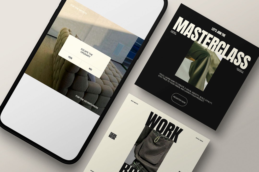 Social Media Branding Coach Canva Templates | 40 Elegant Instagram ...