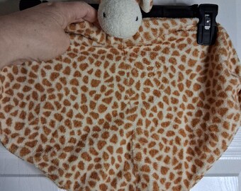 Preowned Cupcake Baby Plush Giraffe Comfort Lovey - Cream & Brown