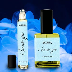 I Hear Ya Perfume: Blue Lotus, Water Lily, Sandalwood - Powdery Floral Fragrance