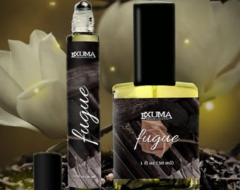 Fugue Perfume Oil or Spray: Magnolia, Clove, Anise, Sandalwood - Unisex Nag Champa Scent