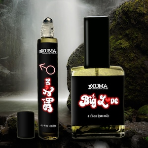Big Love Pheromone Cologne for Men: Fresh Scent with Lavender, Oakmoss and Musk, Attractive Men&#39;s Fragrance, Masculine Roll-On Oil or Spray