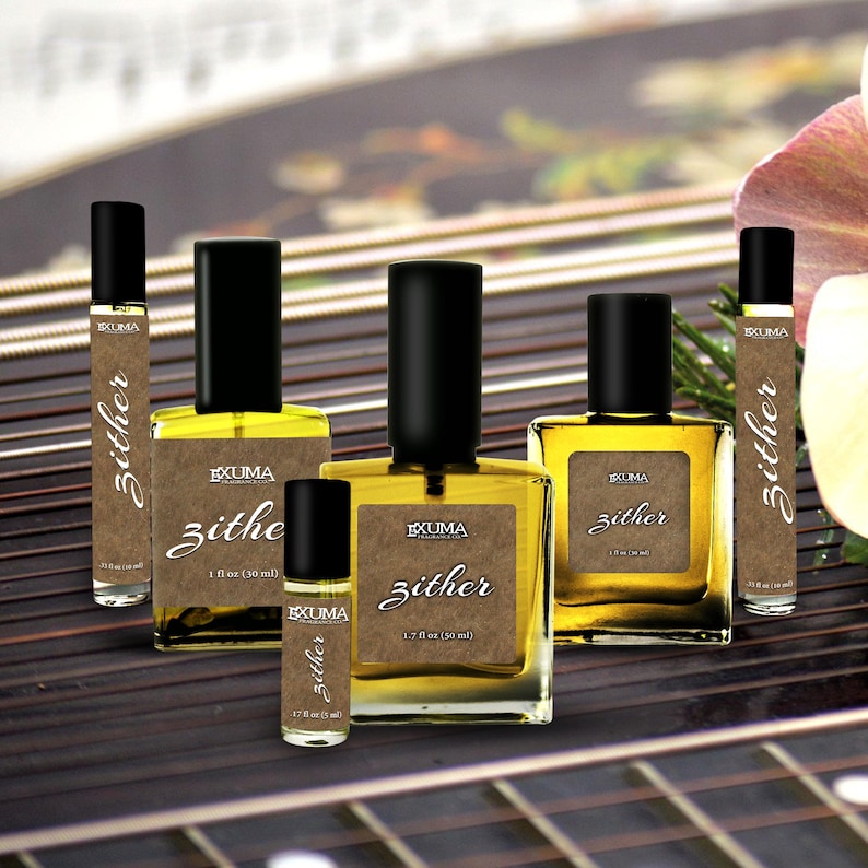 zither perfume oil and spray by exuma fragrance co.