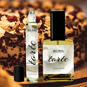 Torte Perfume Oil or Spray: White Chocolate, Almond, Sponge Cake, Sweet Gourmand Fragrance