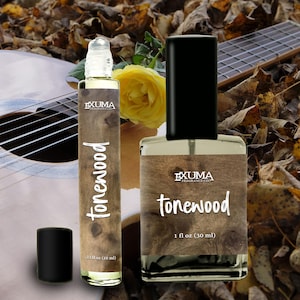 Tonewood Perfume Oil or Spray: Kephalis Molecule Fragrance, Unisex Woody Tobacco Scent