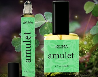 Amulet Perfume Oil or Spray: Citrus, Florals, Green Notes, Vanilla - Fresh Unisex Scent
