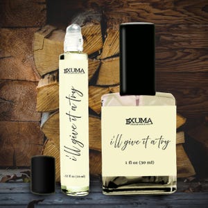 I&#39;ll Give it a Try: ISO E Super Molecule Fragrance, Unisex Skin Scent with Cedarwood and Vetiver Notes, Sheer Perfume Oil Roll-On or Spray