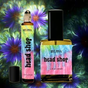 Head Shop Perfume: Dark Amber, Patchouli, Vanilla, Tonka Bean - Unisex Amber Fragrance