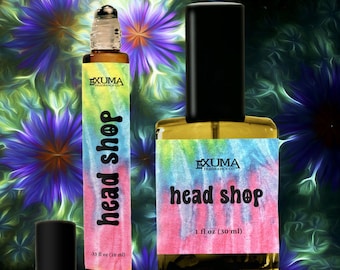 Head Shop Perfume: Dark Amber, Patchouli, Vanilla, Tonka Bean - Unisex Amber Fragrance