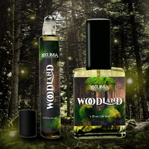 Woodland Perfume Oil or Spray: Forest Fragrance with Cypress, Cedarwood and Oakmoss, Woodsy Scent