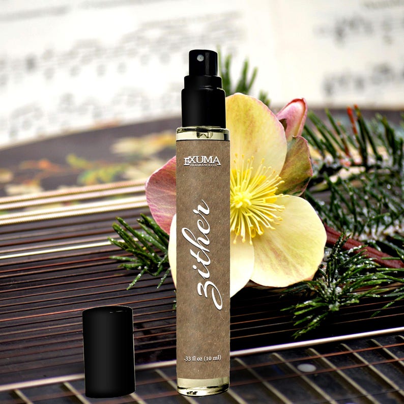 zither perfume oil and spray by exuma fragrance co.