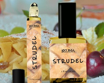 Strudel Perfume Oil or Spray: Apple Pie and Oatmeal Cookie Fragrance, Sweet Gourmand Scent