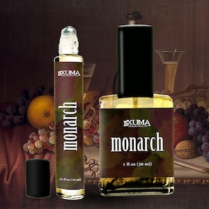 Monarch Perfume Oil or Spray: Honeyed Mead and Cinnamon Oud Fragrance, Boozy Sweet Woody Scent