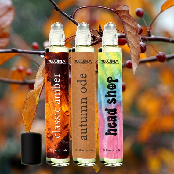 Fall Ambers Perfume Gift Set: 3 Warming Autumn Fragrances