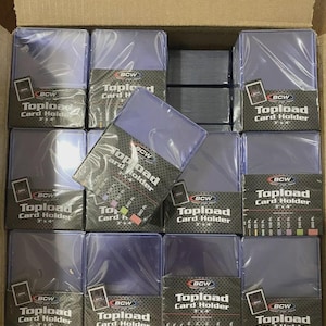 1000 Toploaders    BCW Standard Toploader *FULL CASE*