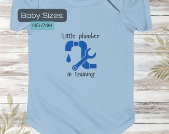 Little Plumber in Training Infant Bodysuit | Baby Onesie