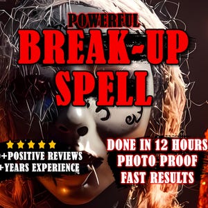 Powerful Break Up Spell | Third Party Removal for Love Reconciliation | Separation to Restore Love | Same Day Casting