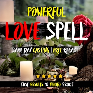 POWERFUL LOVE SPELL | Make Them Love You | Relationship Spell | Love Binding | Same Day