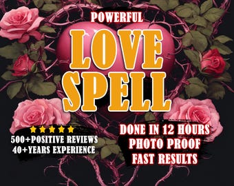 Powerful Love Spell for Stubborn Targets | Make Them Love You | Love Binding for Unbreakable Connection | Obsession Spell | Same Day Casting
