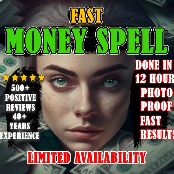 Fast Money Spell | Become Wealthy and Rich | Money Opportunity | Same Day Cast