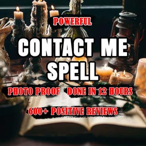 Powerful CONTACT ME NOW Spell: Make Them Contact You Fast | Call Me, Text Me, Unblock Me | Love Only Me | Love Obsession Spell