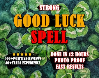 Powerful Good Luck Spell | Good Fortune | Success Spell | Same Day