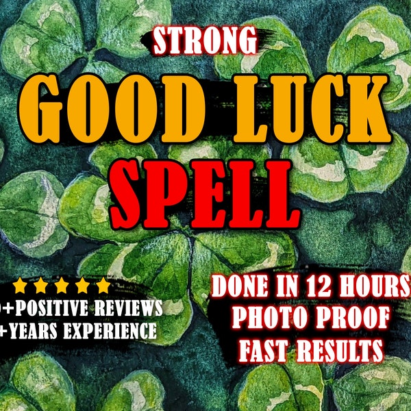 Powerful Good Luck Spell | Good Fortune | Success Spell | Same Day