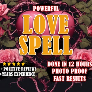 Powerful Love Spell Make Them Love You Relationship Spell Love Binding Same Day Casting image 2