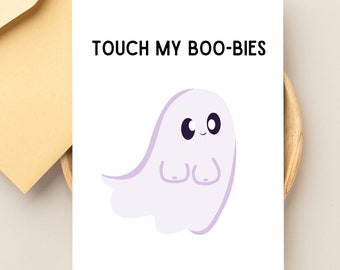 Carte sale Halloween pour mari, carte pour petit ami, carte Halloween pour couple, carte romantique, carte de voeux imprimable drôle, carte 5 x 7