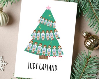 Funny Christmas Card for Friend, Judy Garland, Wizard of Oz, Hollywood Christmas Card, Funny Xmas Card, Punny Xmas Card, Holiday Card, 5x7