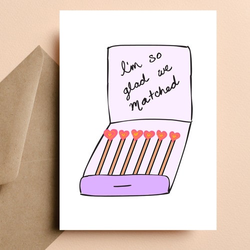 Swizzoo Internet Dating Card - Funny Birthday Or Anniversary Card For Couples (Bumble, Tinder, EHarmony)