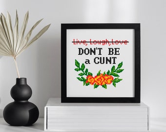 ジェームズ・マックイーン Don't Be A Cunt アートポスター A2 James McQueen - Don't Be A Cunt, Giclee Print, Contempary Art