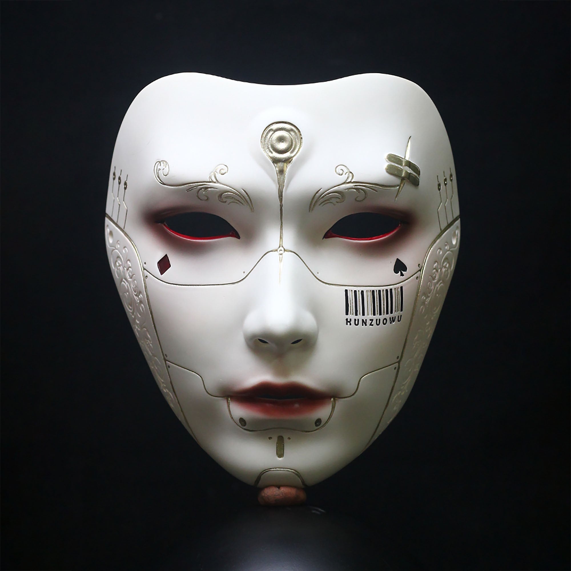 Japanese Style Masks Masquerade Carnival Men's Punk Retro Models