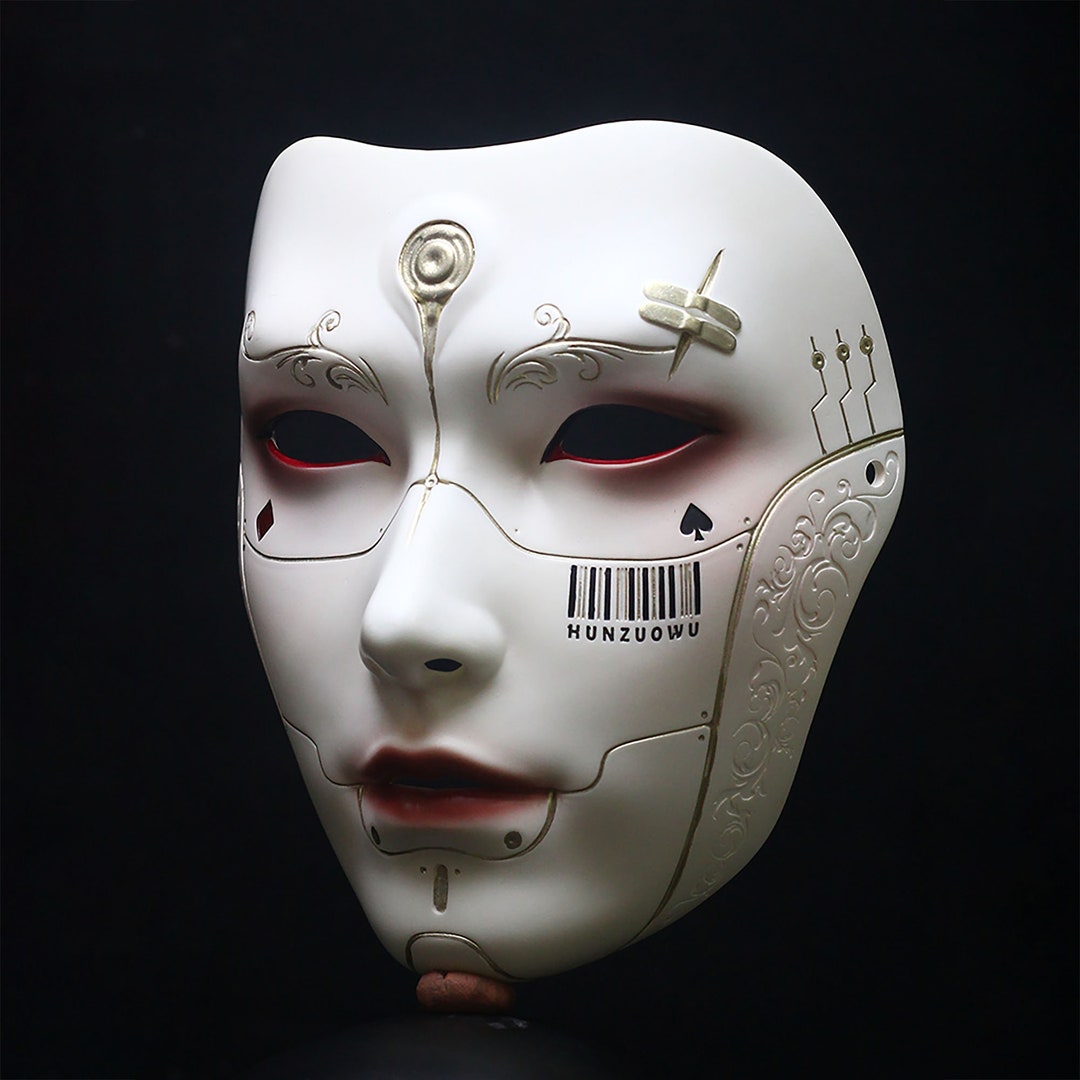 Japanese Style Masks Masquerade Carnival Men's Punk Retro Models