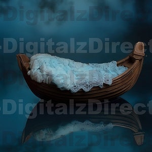 Newborn Digital Backdrop, Newborn Digital Background, boat newborn backdrop, baby digital backdrop, digital overlay