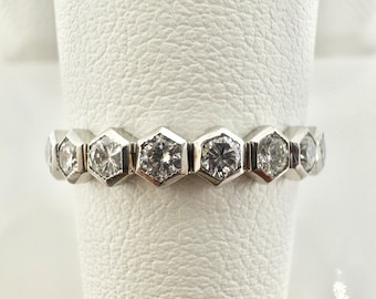 White Gold Diamond Band