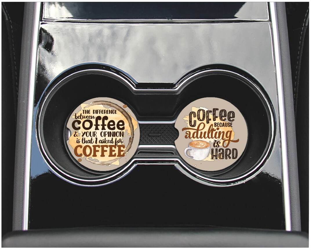 Car Coasters Coffee 1 Etsy