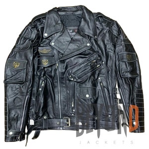 ジャケット・アウター 50s swedish motorcycle leather jacket Vintage 1950s Swedish Military Motorcycle Jacket – Mens