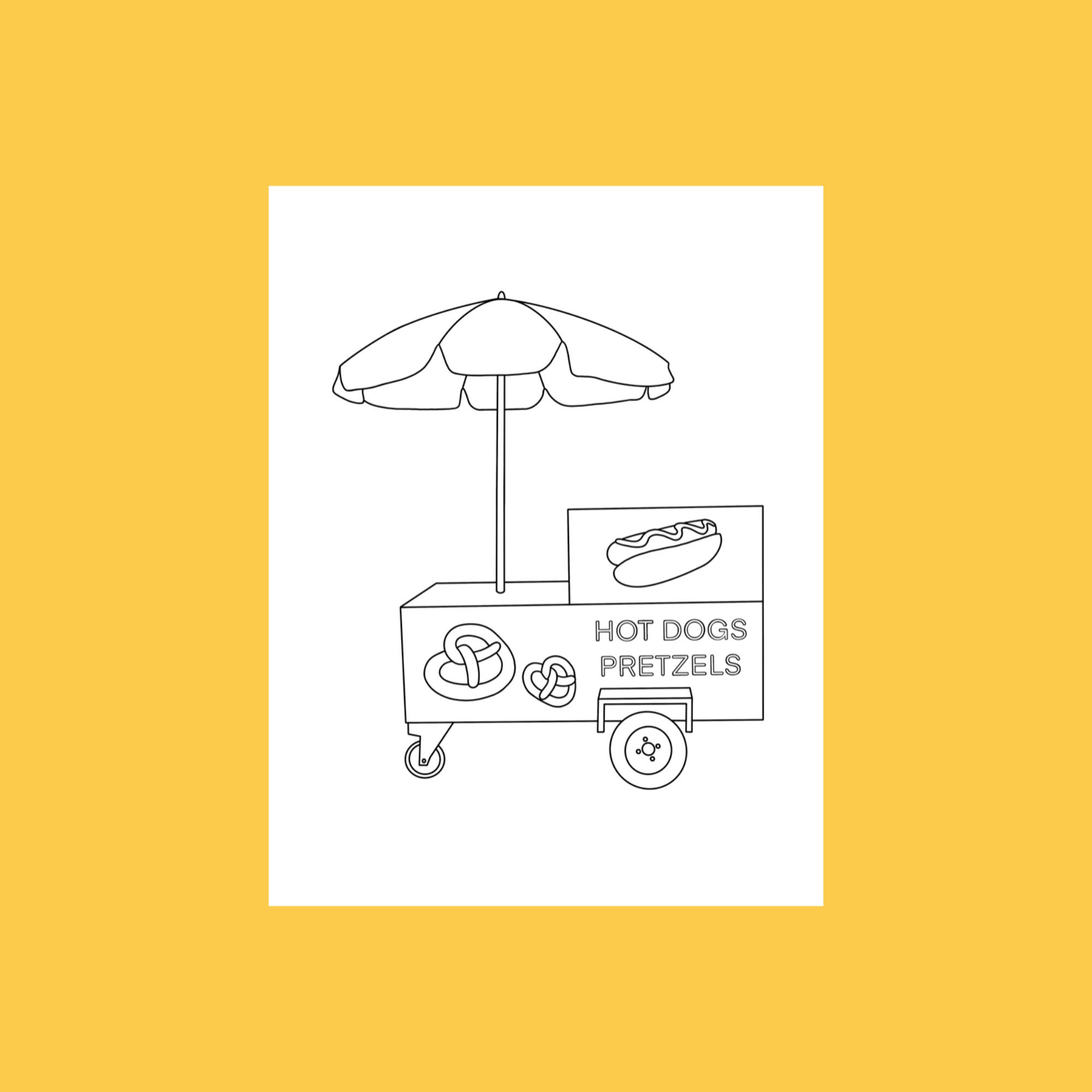 15 New York City Coloring Pages, NYC Icons &amp; Landmarks Premium ...