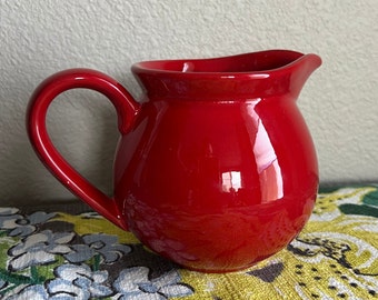 Waechtersbach Creamer Gravy Boat Small Pitcher Red