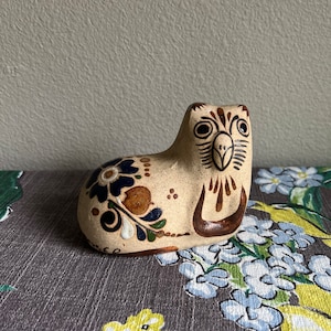 Tonala Cat Figurine Made in Mexico